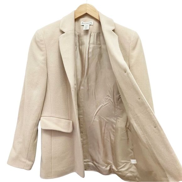 Ann Taylor Cashmere Wool Blend 3 Button Blazer Taupe Light Tan Size 4P 4 Petite - Picture 12 of 15